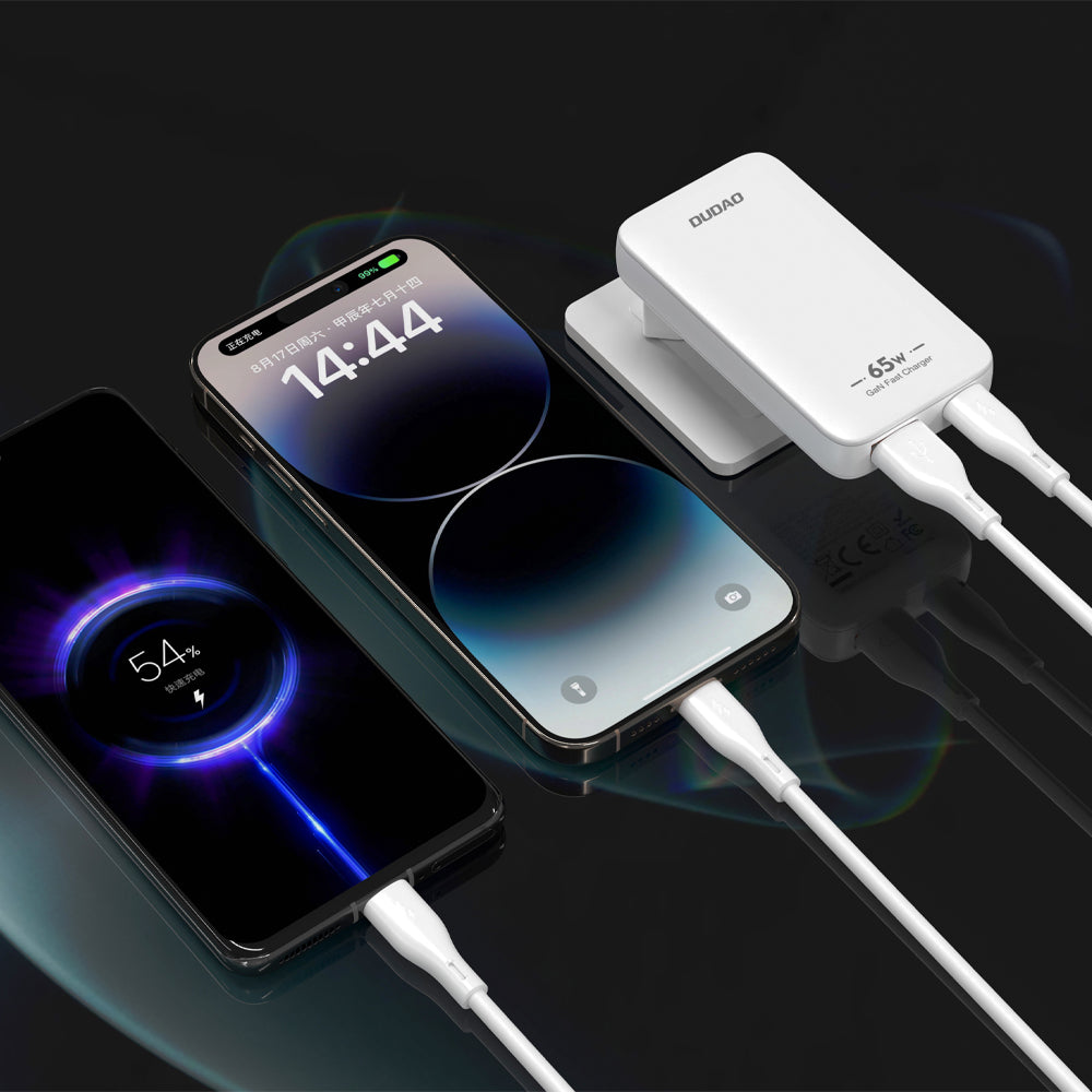 DUDAO A65Q-W1 PD65W GAN fast charger （EU +UK standard）