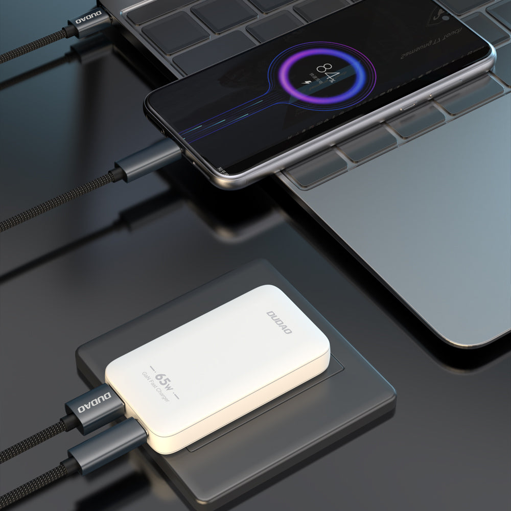 DUDAO A65Q-W1 PD65W GAN fast charger （EU +UK standard）