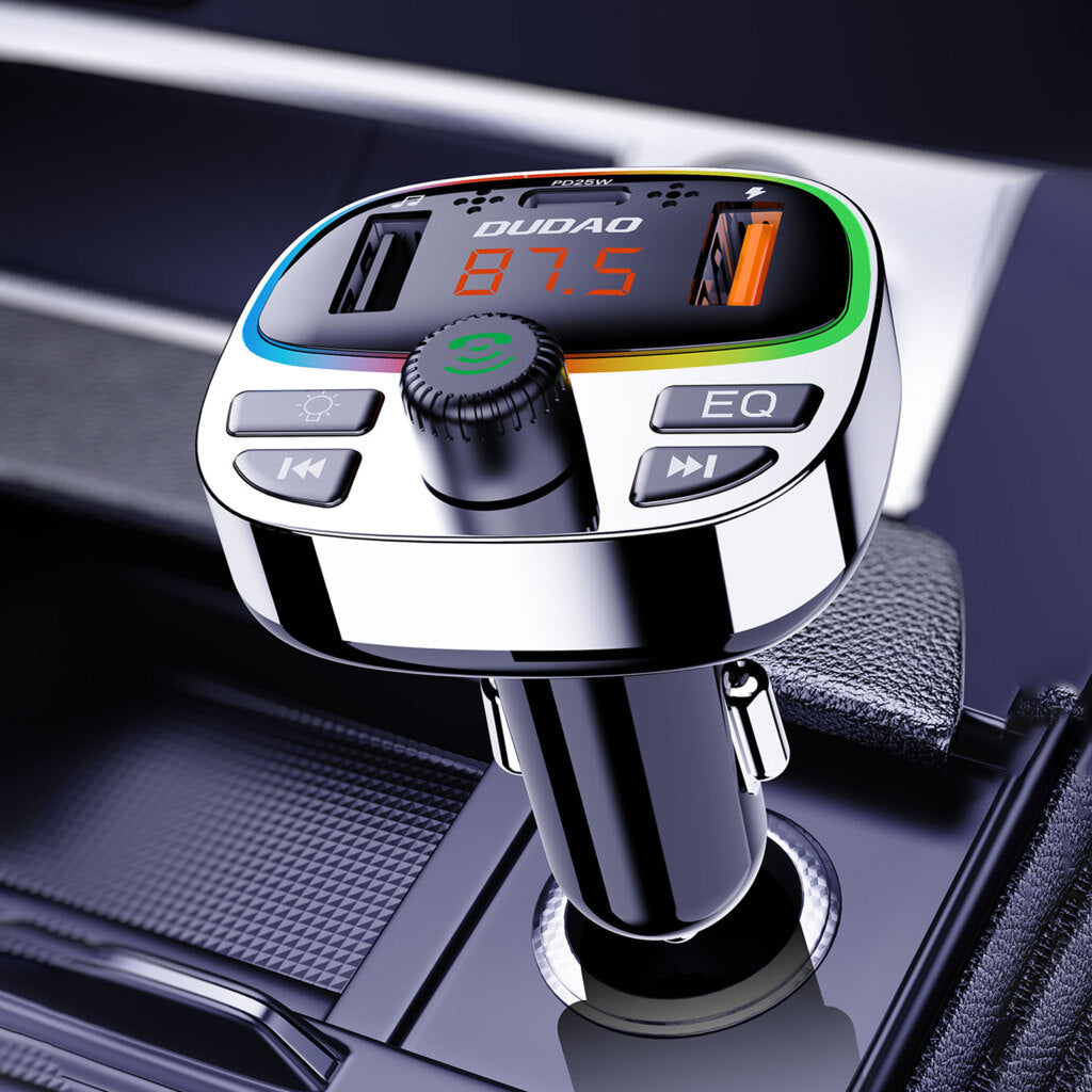 DUDAO R2PRO-B 3.1A BT MP3 CAR CHARGER
