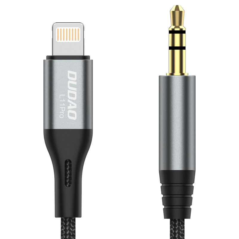 DUDAO L11Pro lightning to 3.5mm  gray  for webcast