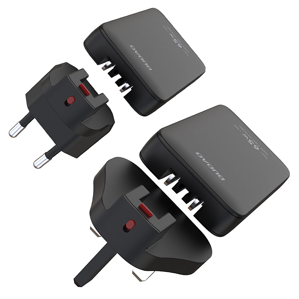 DUDAO A65Q-W1 PD65W GAN fast charger （EU +UK standard）