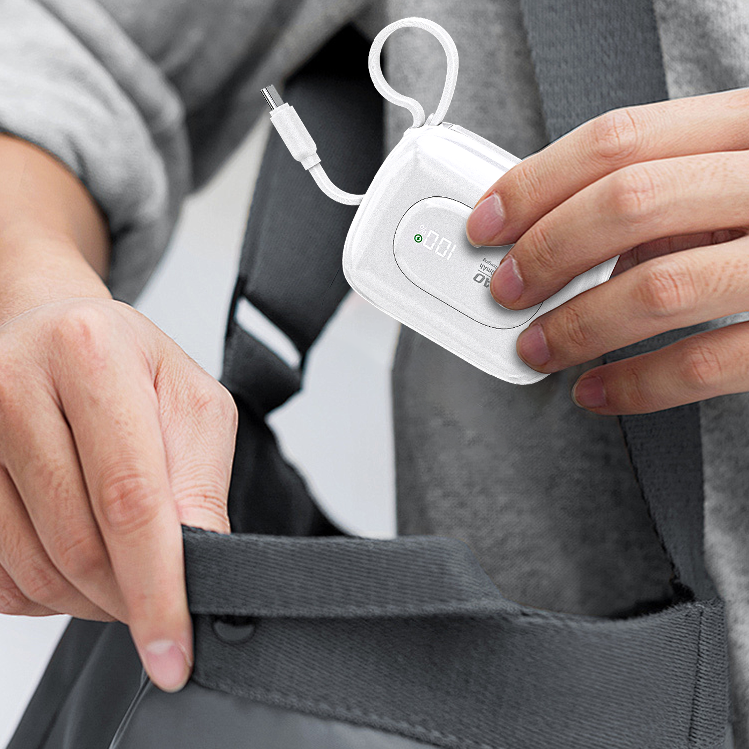 DUDAO K32-W 22.5W MINI FAST POWER BANK 10000MAH -W