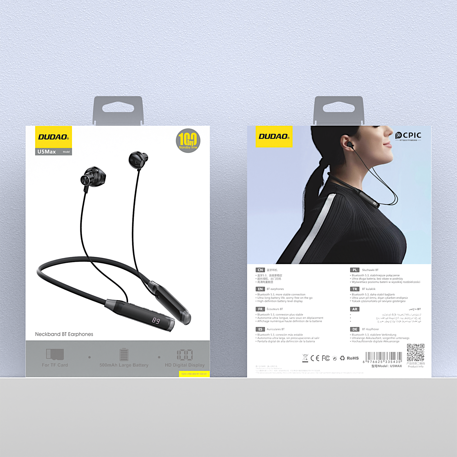 DUDAO U5MAX In-earbuds black
