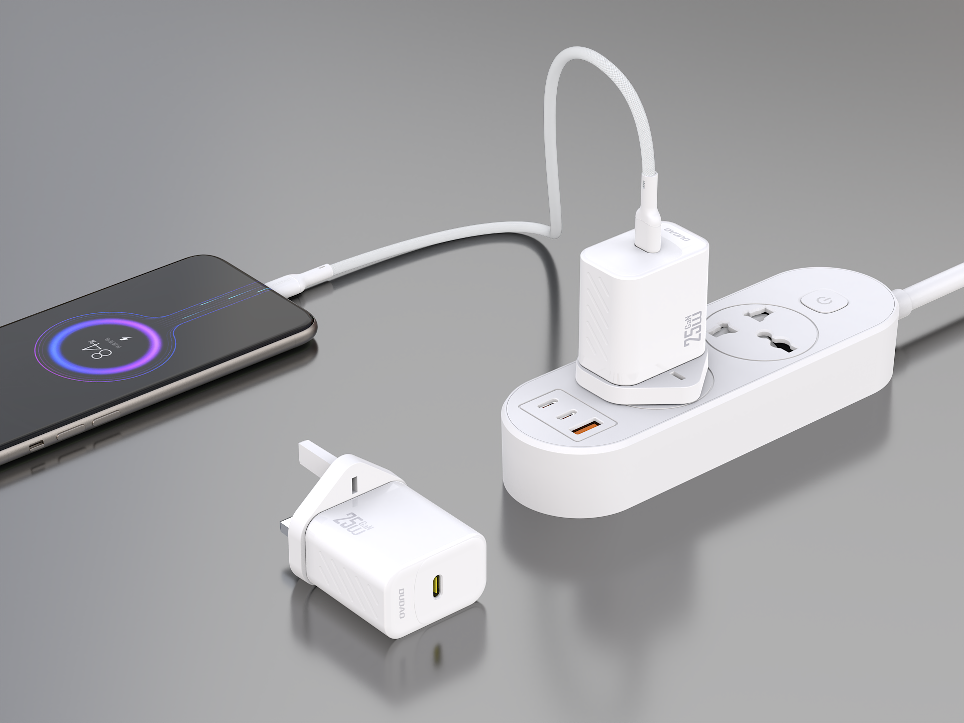 DUDAO A27UK-W PD25W  GAN UK standard charger only