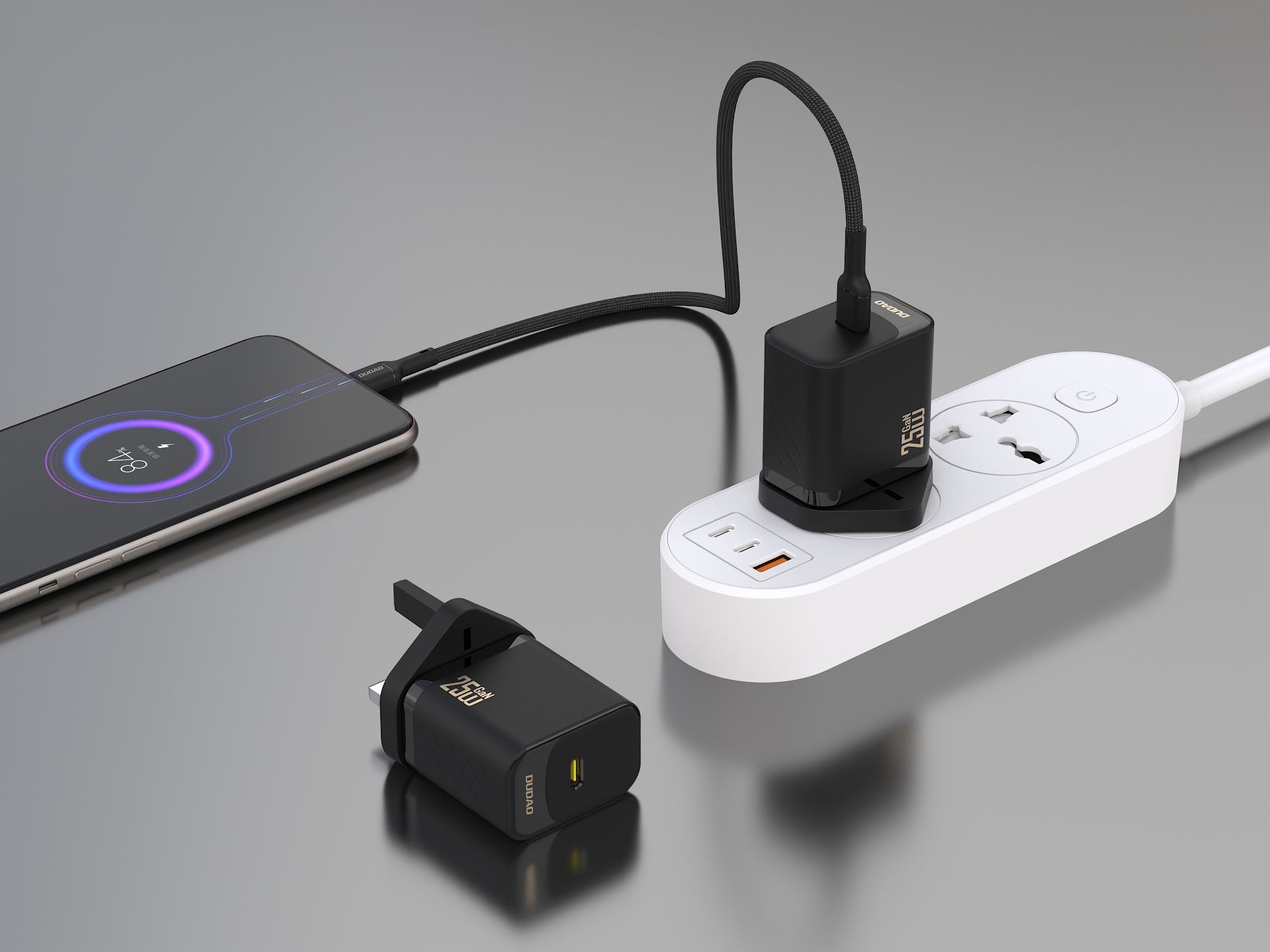 DUDAO A27UK-W PD25W  GAN UK standard charger only
