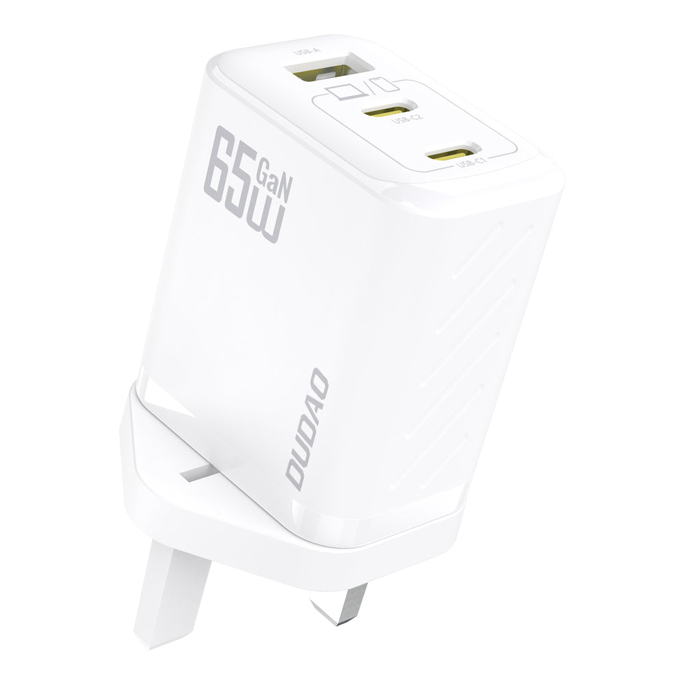 DUDAO A29UK-W PD65W USB-A+C+C CHARGER ONLY