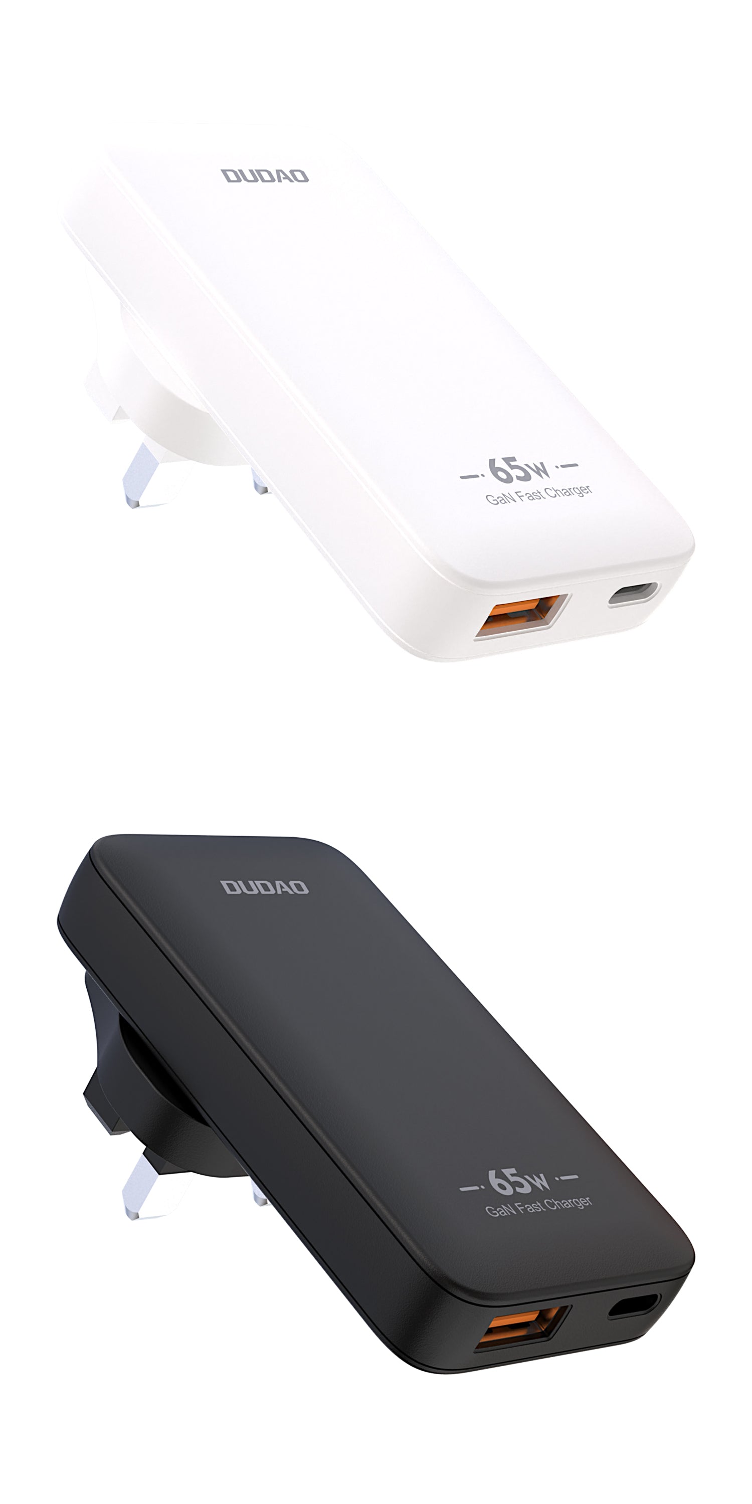 DUDAO A65Q-B1 PD65W GAN fast charger （EU +UK standard）