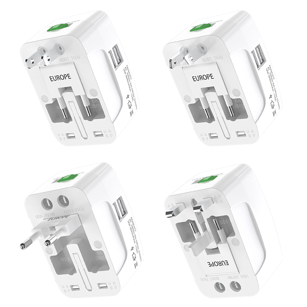 DUDAO A72 1440W ALL IN ONE ADAPTER USB*2