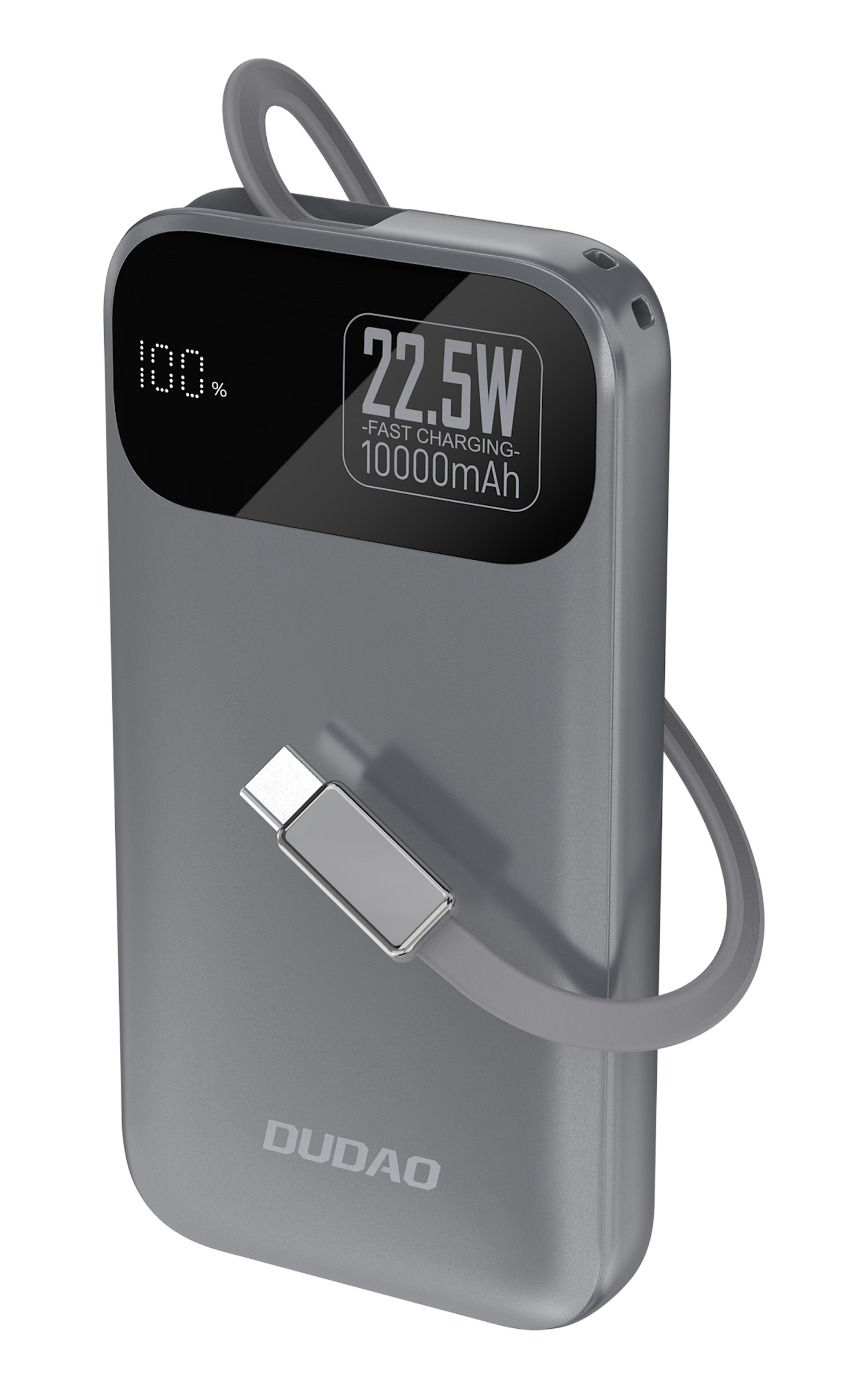 DUDAO K31-G1 PD22.5W built-in retractable cable power bank 10000mAh