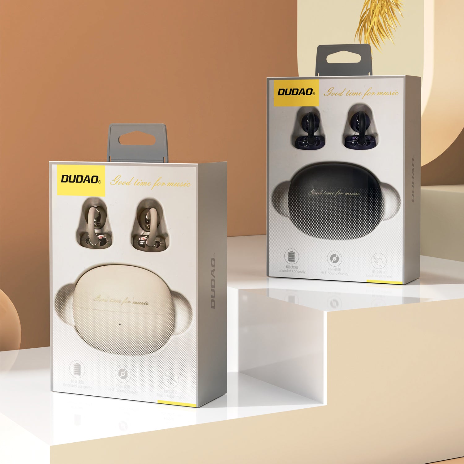 DUDAO U20-W clip-on bluetooth earphone