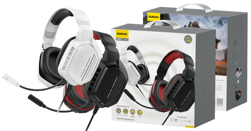 DUDAO X30-R 3.5mm game headphone red