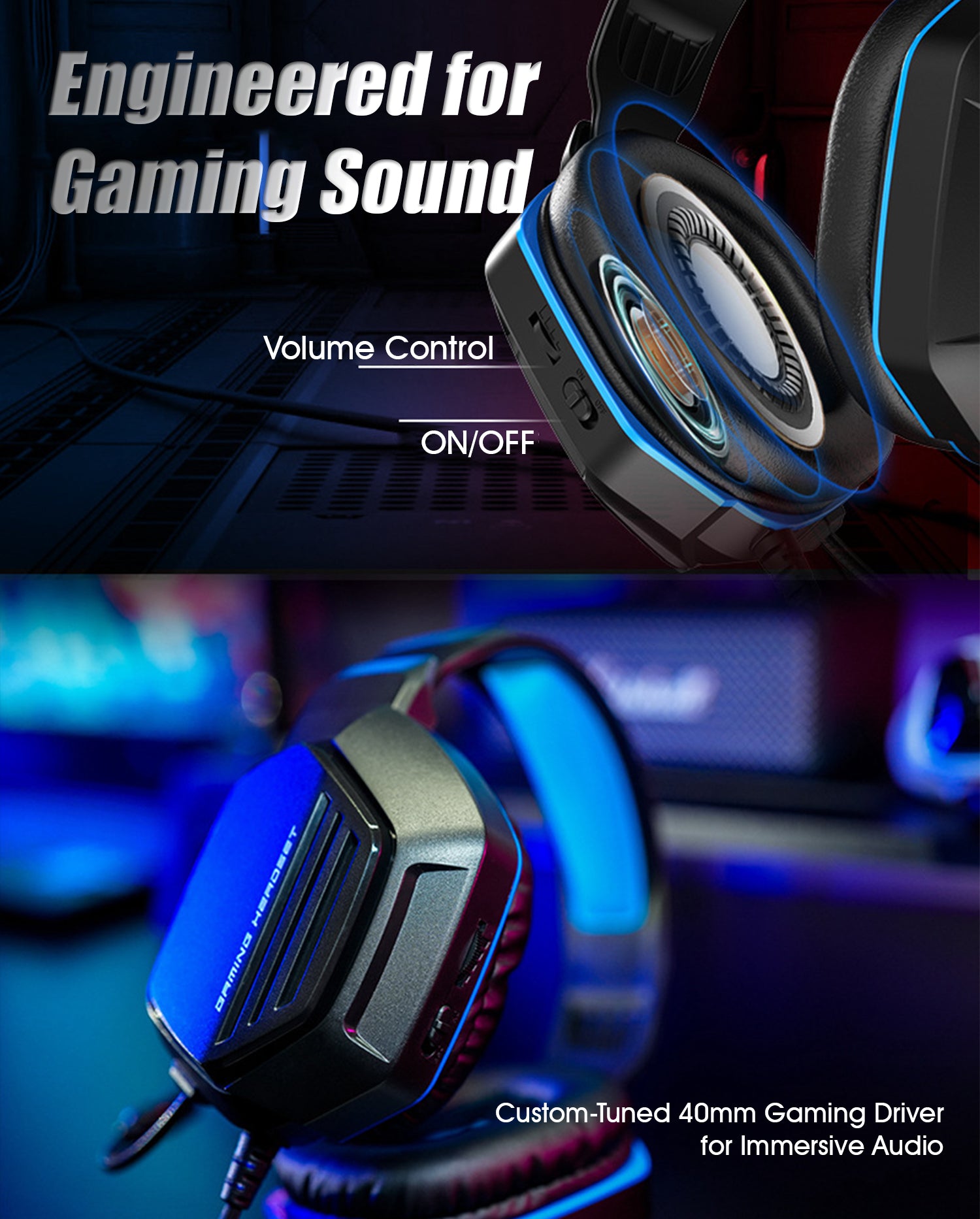 DUDAO X30-R 3.5mm game headphone red