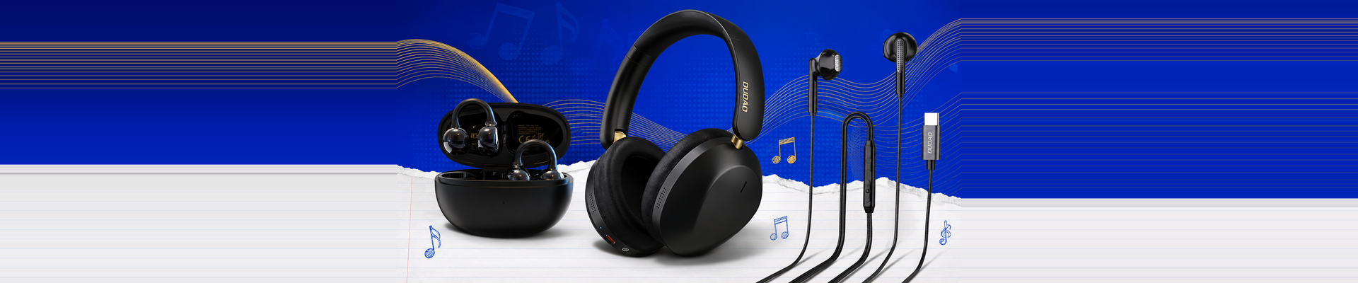 Earphones and headphones